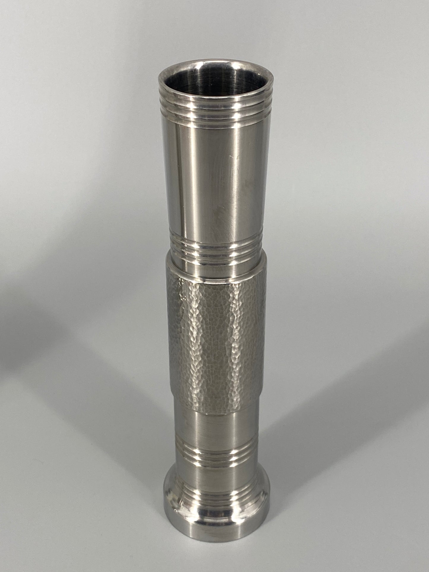 Set aus zwei Vasen im brutalistischen Stil von BMF - Bayerische Metallwarenfabrik, Deutschland 1970er