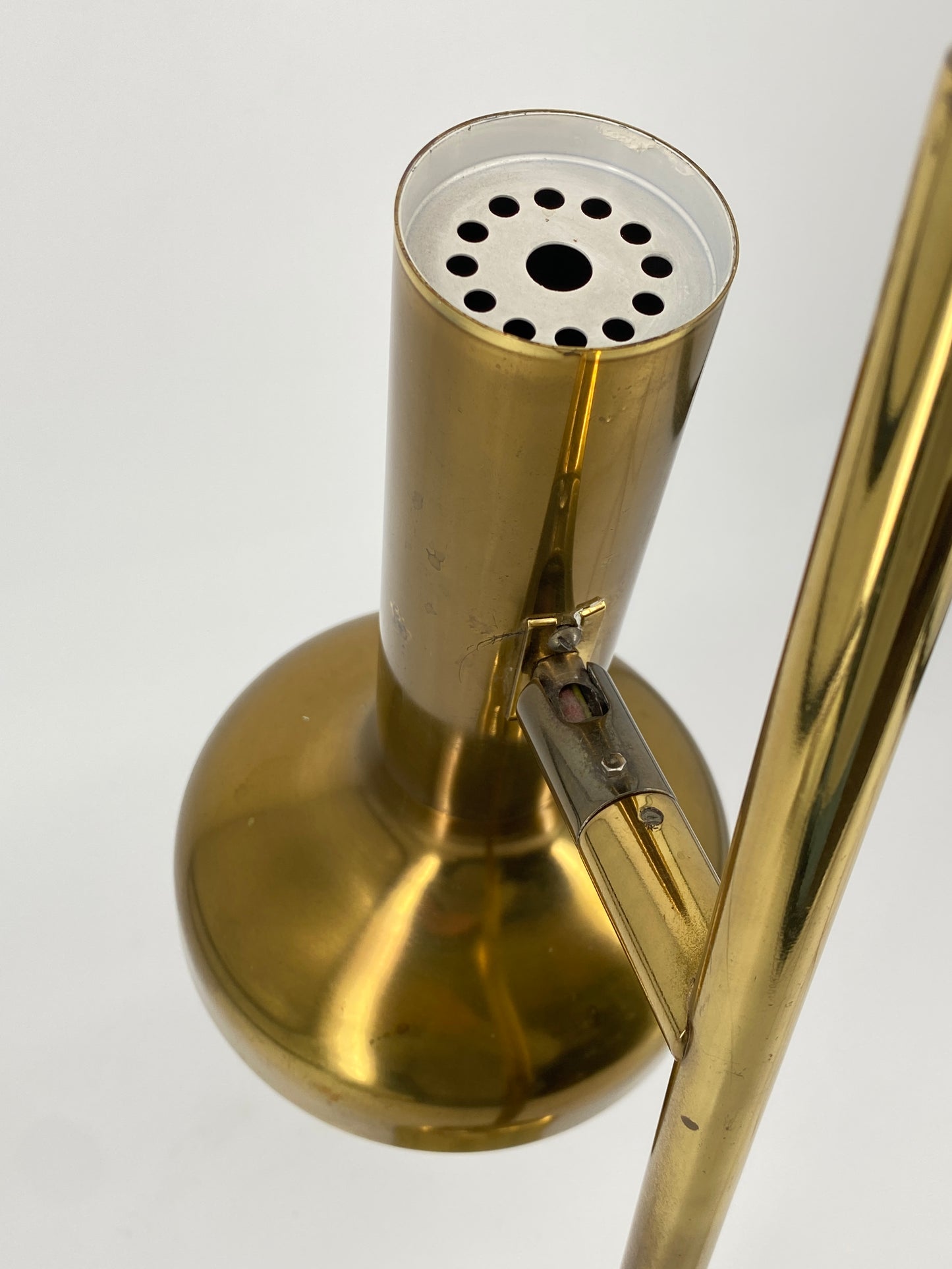 Tischlampe aus Messing von Sölken Leuchten im Mid Century Design, 1970er Deutschland