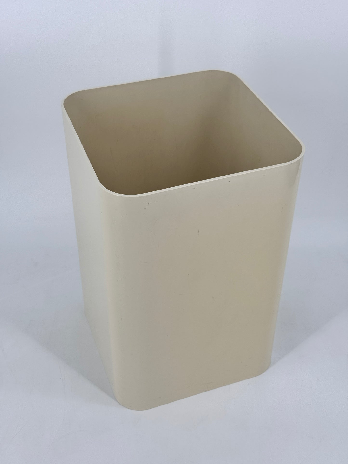 Kartell, Quadrato 4672, Papierkorb, weiß, 70er