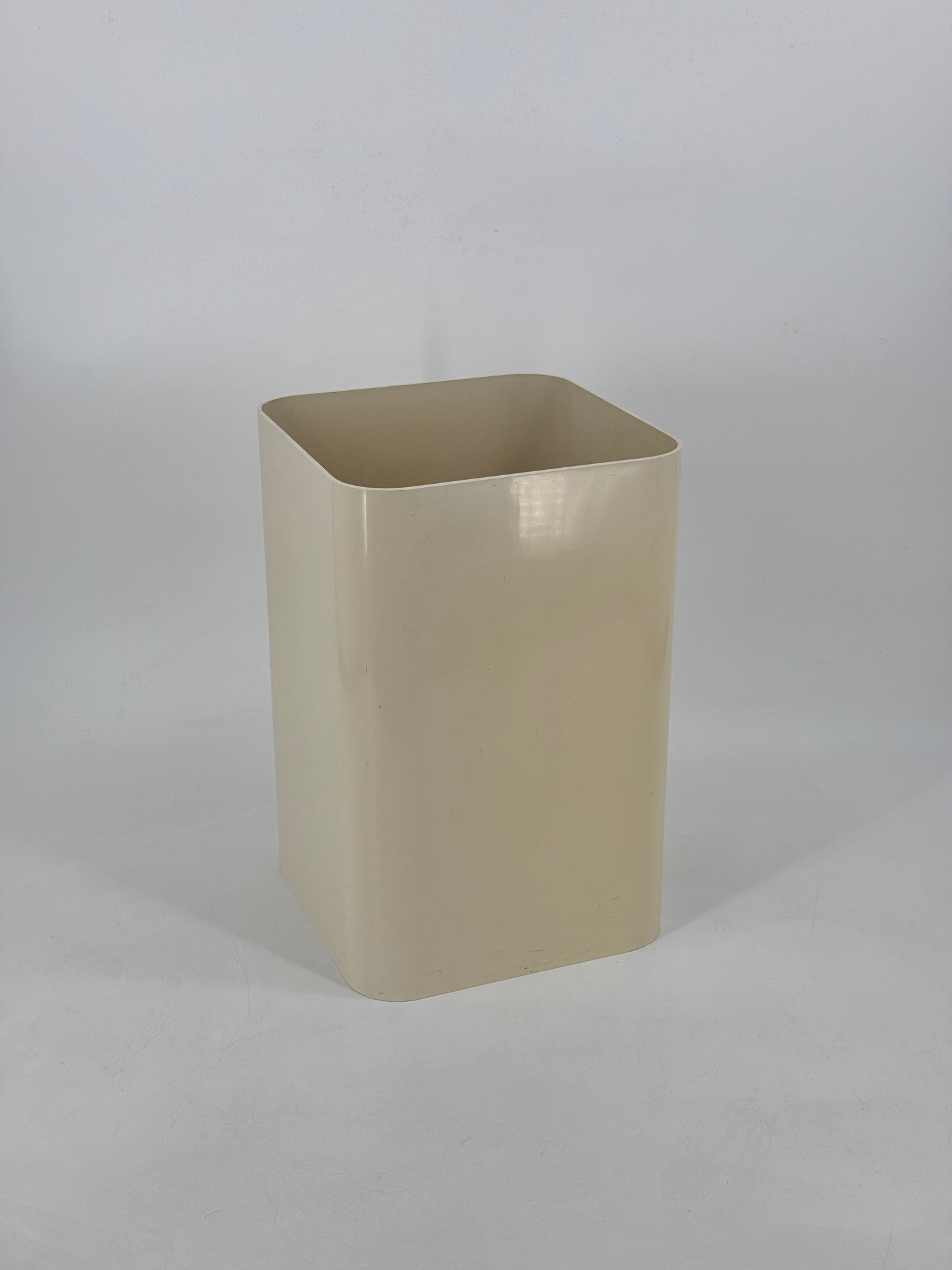 Kartell, Quadrato 4672, Papierkorb, weiß, 70er