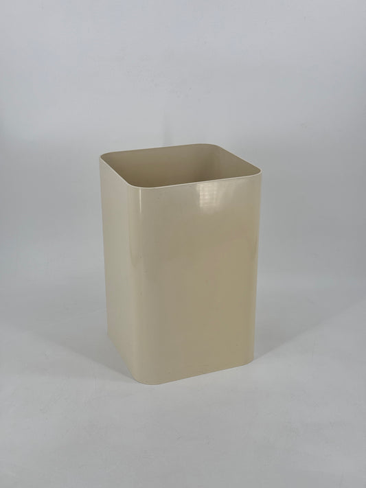 Kartell, Quadrato 4672, Papierkorb, weiß, 70er