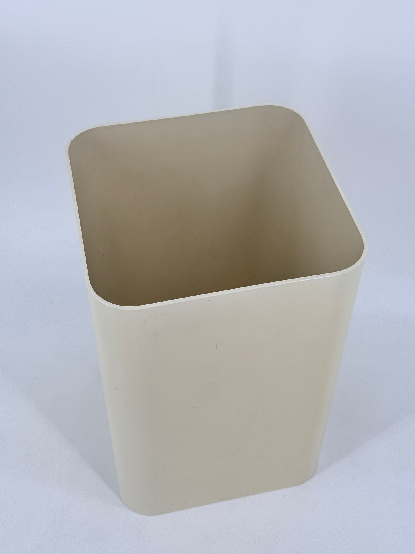 Kartell, Quadrato 4672, Papierkorb, weiß, 70er