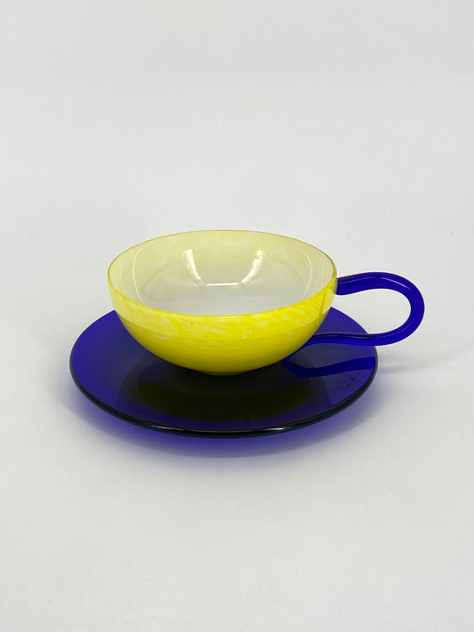 Muranoglas Tasse von Ivan Baj für Arcade, Italy, limiterte Auflage 1/100
