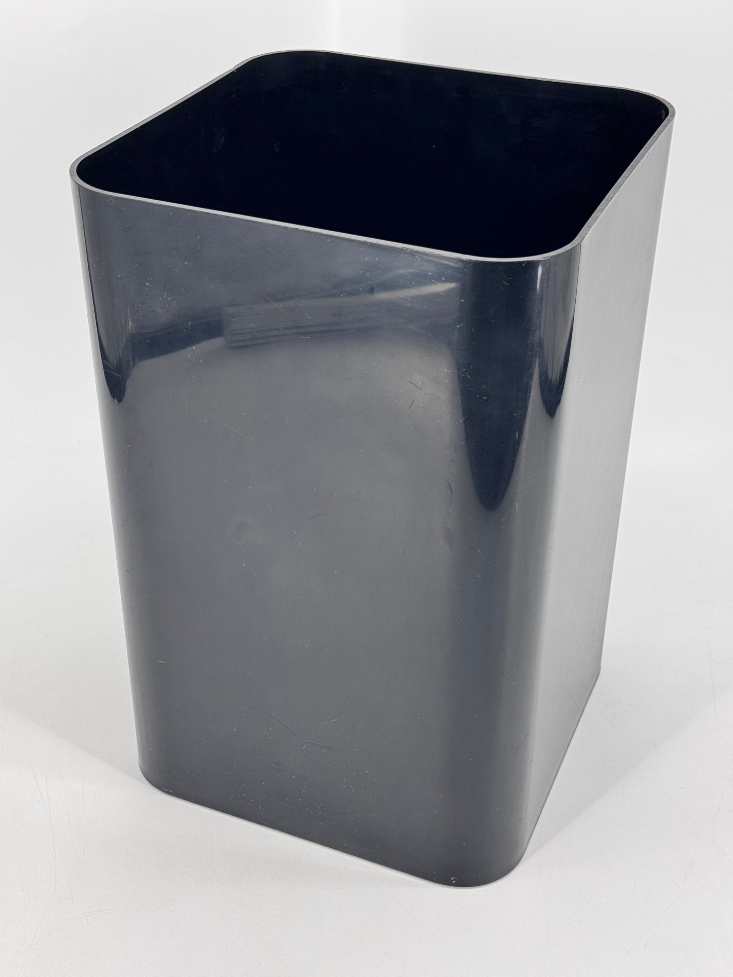 Kartell, Quadrato 4672, Papierkorb, schwarz, 70er