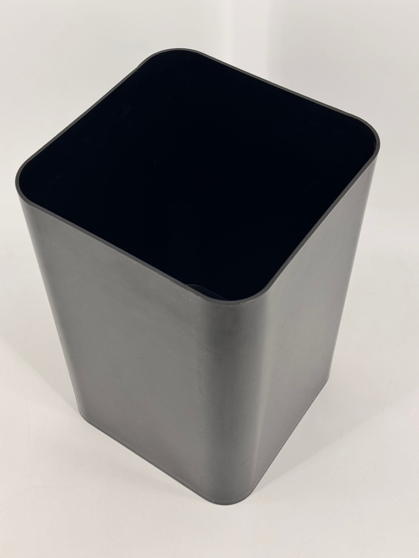 Kartell, Quadrato 4672, Papierkorb, schwarz, 70er
