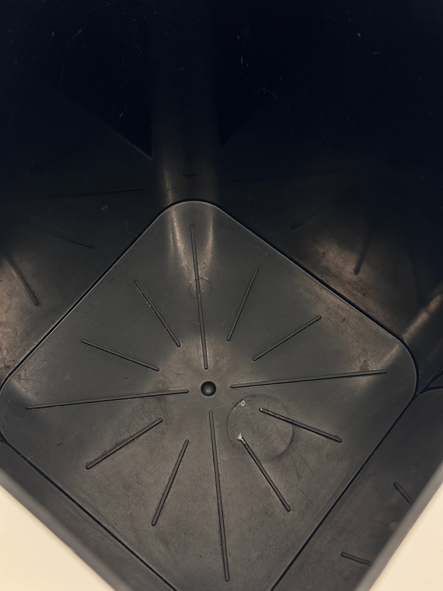 Kartell, Quadrato 4672, Papierkorb, schwarz, 70er