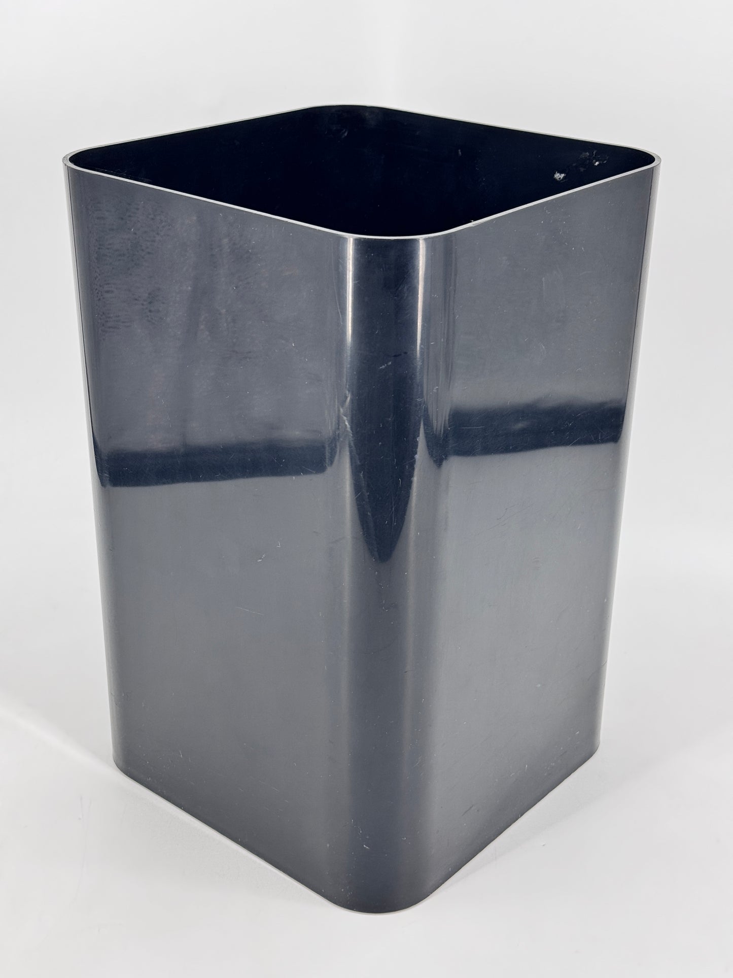 Kartell, Quadrato 4672, Papierkorb, schwarz, 70er