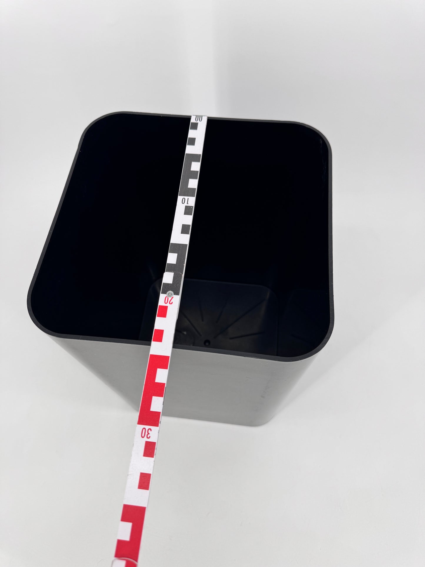 Kartell, Quadrato 4672, Papierkorb, schwarz, 70er