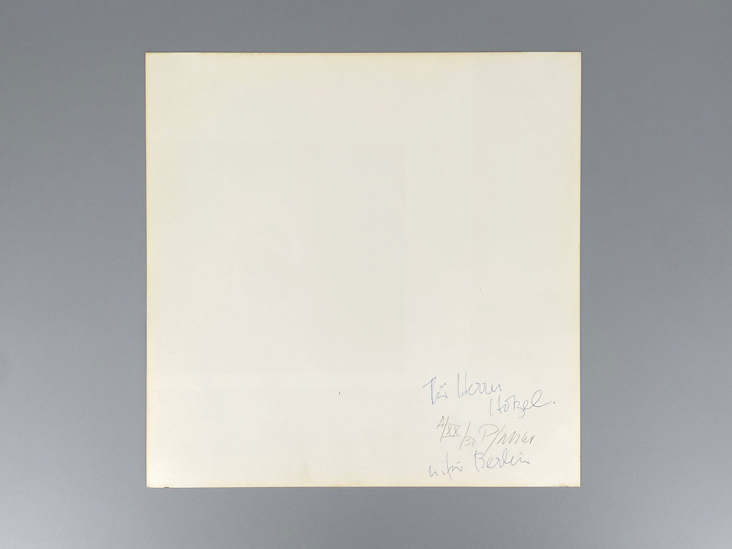 Signierte und nummerierte Farbsiebdruck auf leichtem Karton von Georg Karl Pfahler (1926–2002), um 1970