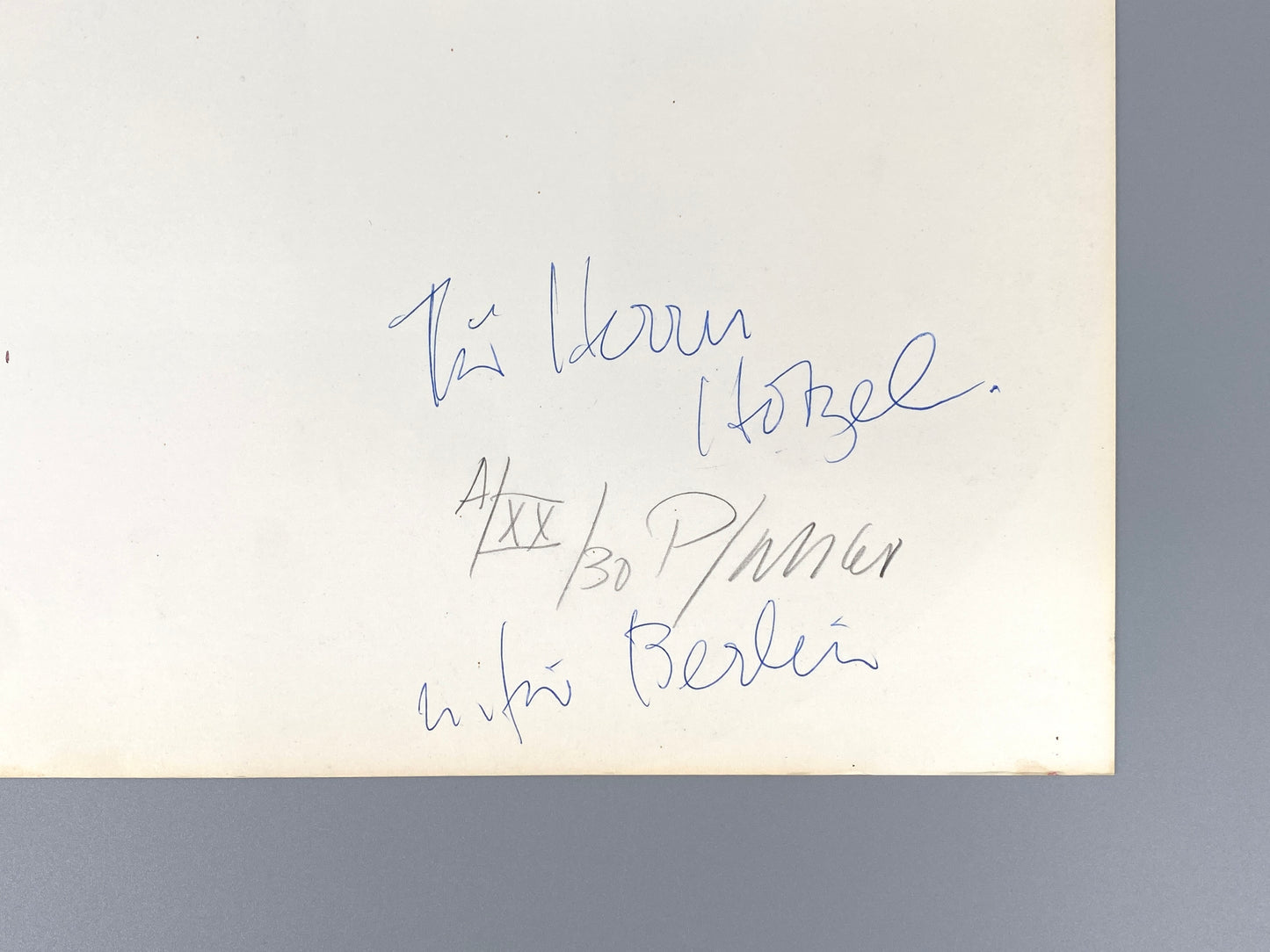 Signierte und nummerierte Farbsiebdruck auf leichtem Karton von Georg Karl Pfahler (1926–2002), um 1970