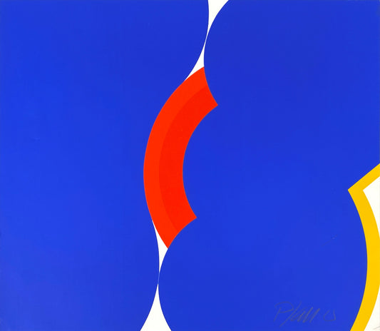 Signierter Farbsiebdruck mit vier Farben von Georg Karl Pfahler (1926–2002), Ende der 60er oder frühe 70er