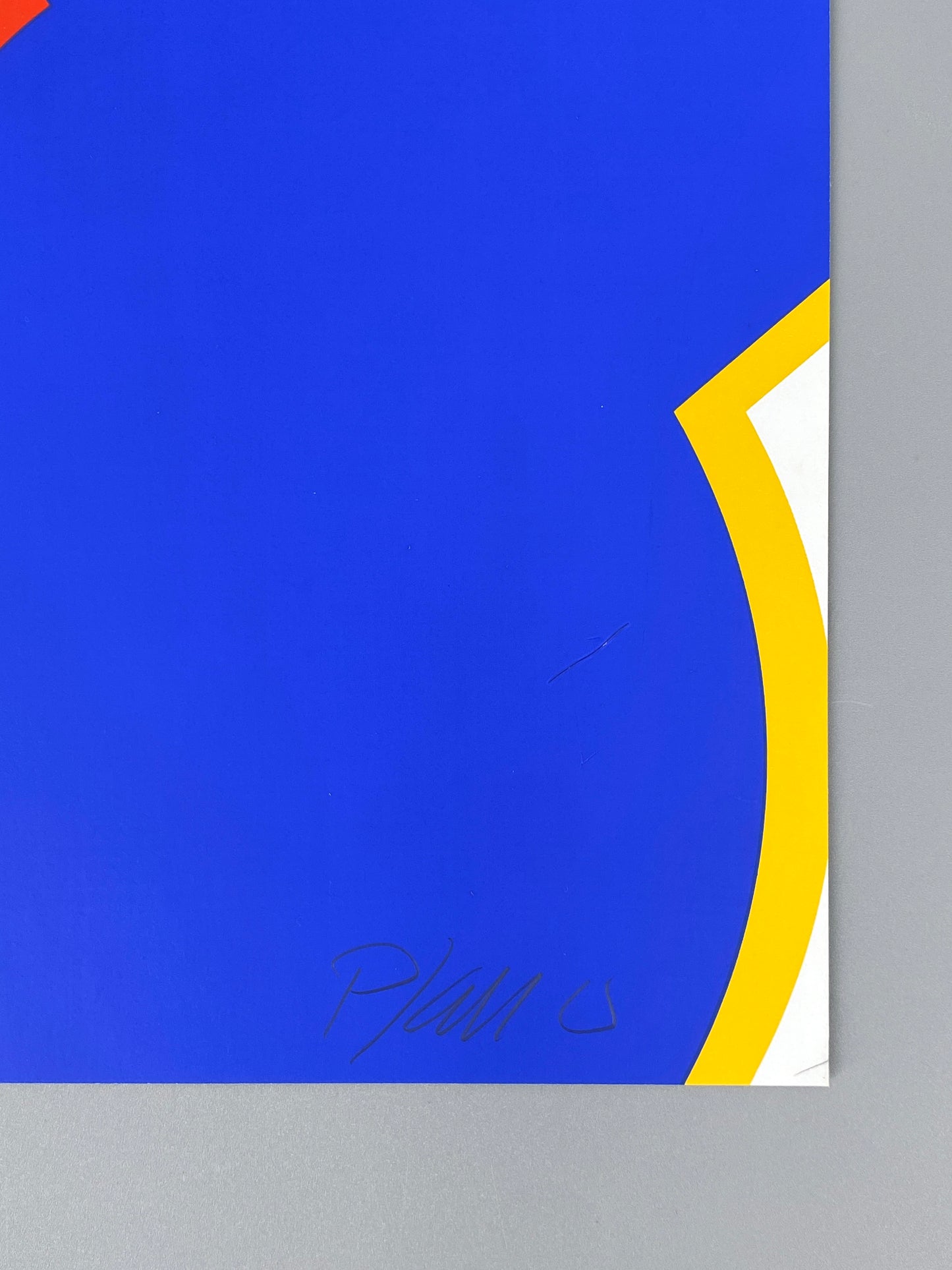 Signierter Farbsiebdruck mit vier Farben von Georg Karl Pfahler (1926–2002), Ende der 60er oder frühe 70er