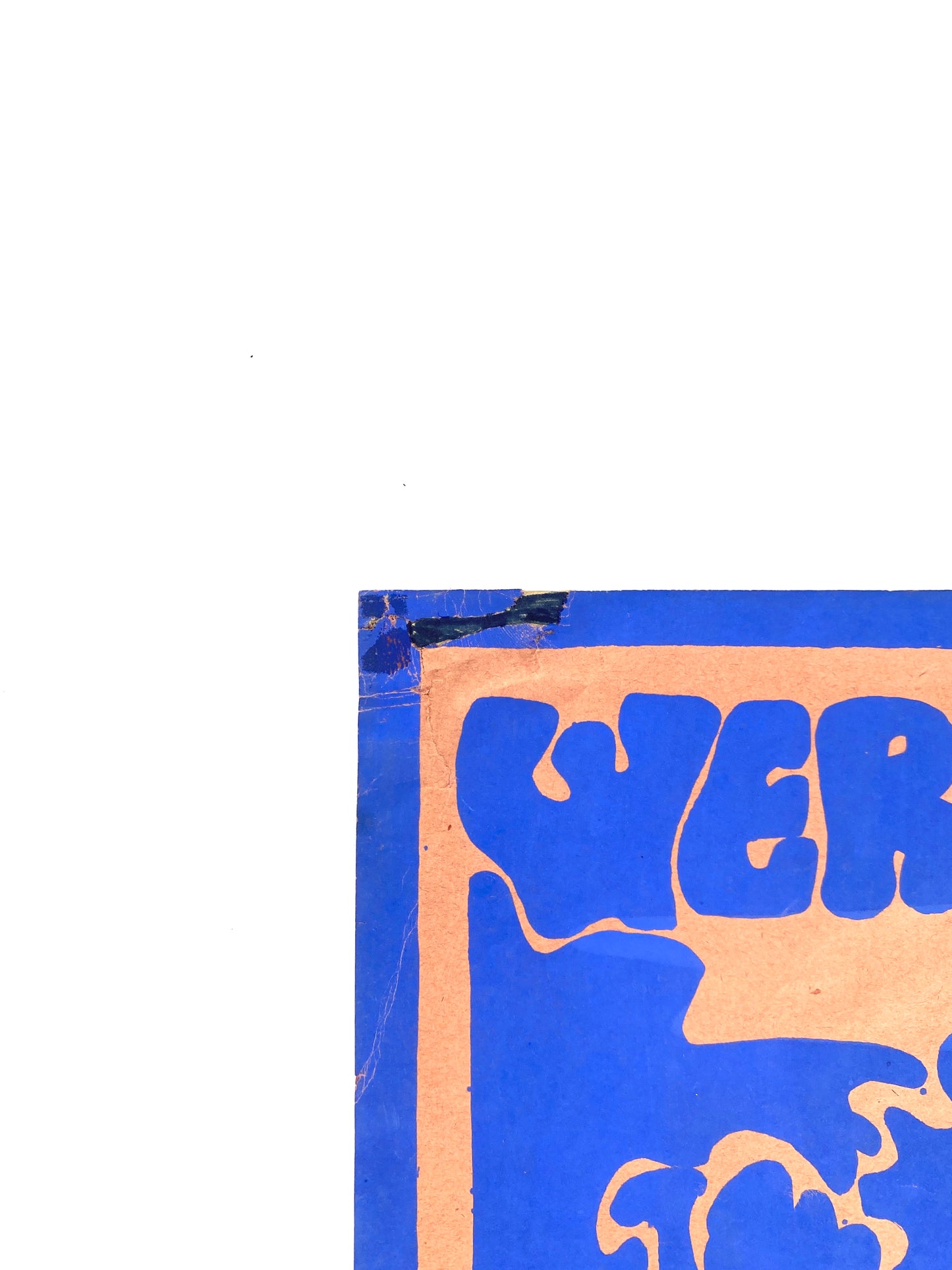Zwei originale Siebdrucke aus den 60er/70er Jahren. Ausstellungsplakat, Poster im Psychedlic Stoner-Rock Stil mit knalligen Farben.