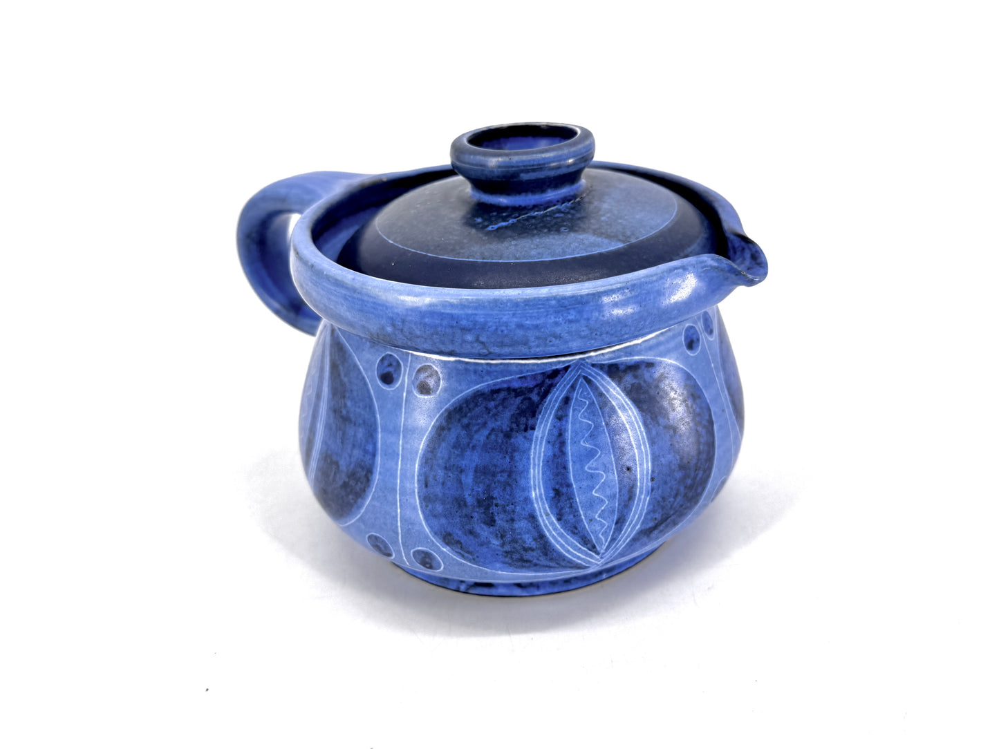 Teeservice von Thoms Handarbeit Brunsbüttel, in Blau