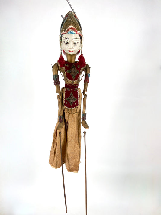 Orignal Wayang Golek Bühnespielpuppe bzw. Marionette aus Bali.