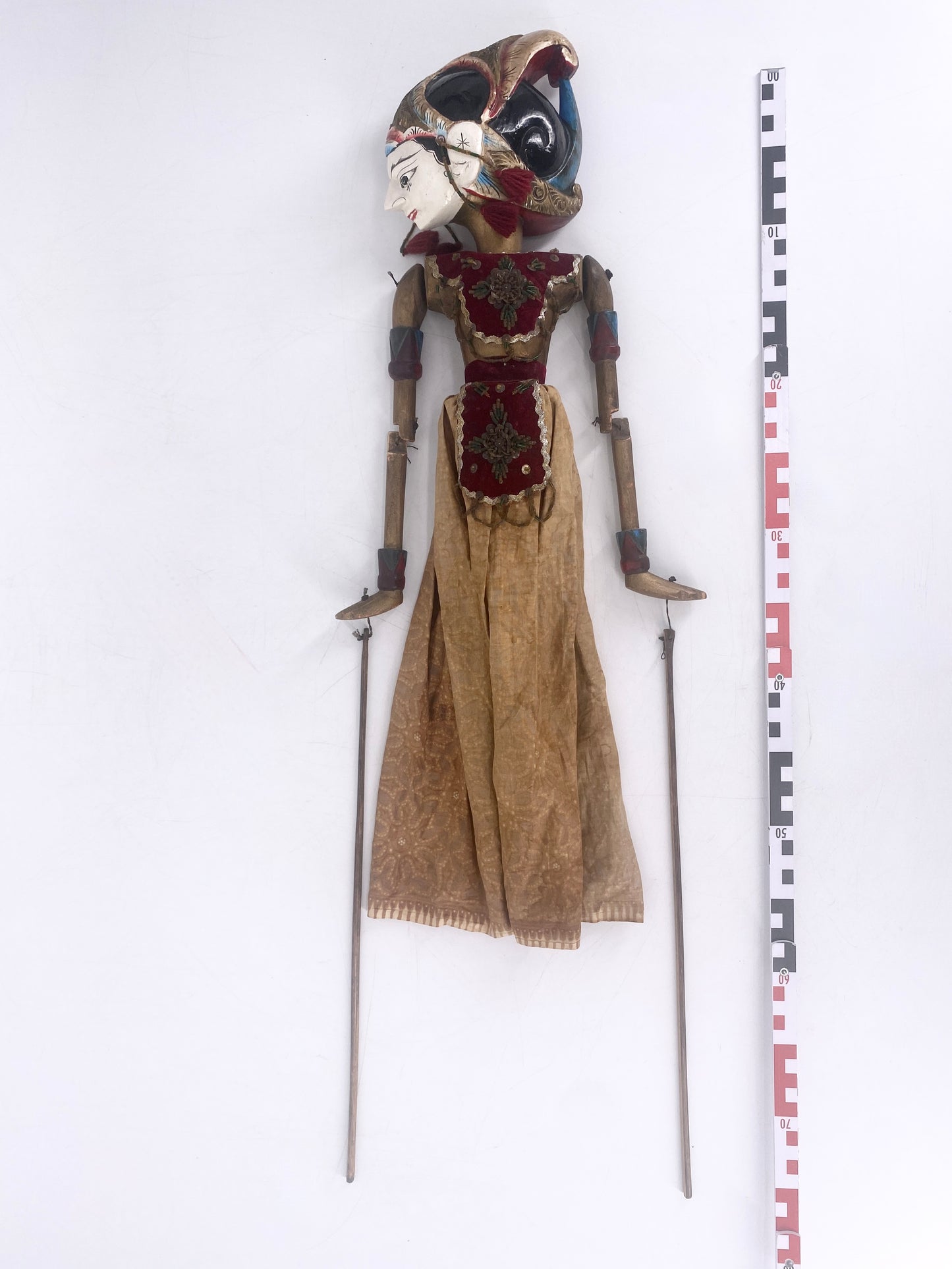Orignal Wayang Golek Bühnespielpuppe bzw. Marionette aus Bali.