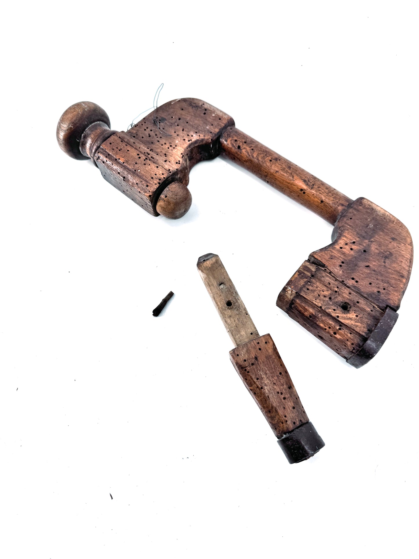 Sammlung, 4x historisches Holz-Werkzeug