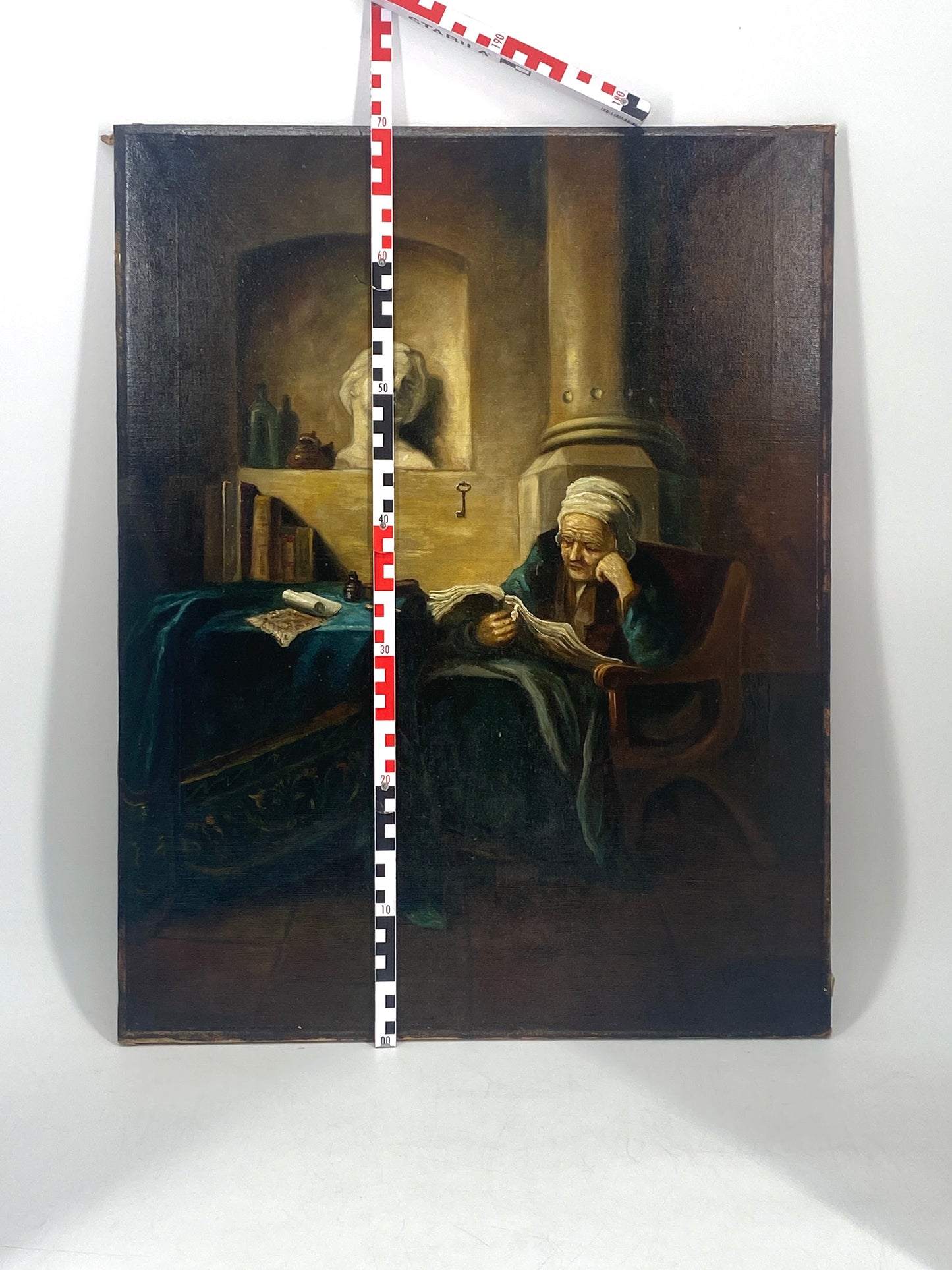 Ölgemälde auf Leinwand nach Nicolaes Maes (1634–vor 1693), erste Hälfte des 20. Jahrhunderts