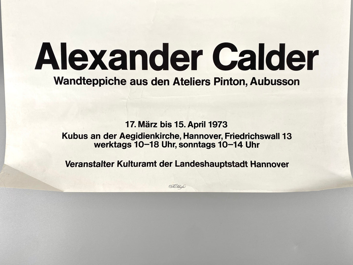 Plakat Alexander Calder - Wandteppiche aus den Ateliers Pinton
