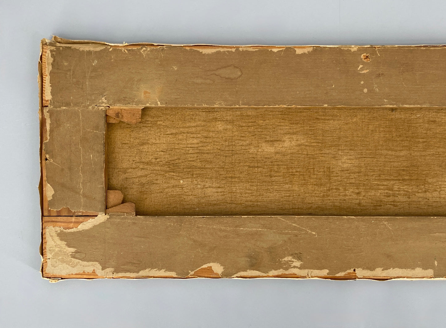 Antikes Öl-Genrebild auf Keilrahmen gezogen, Unikat