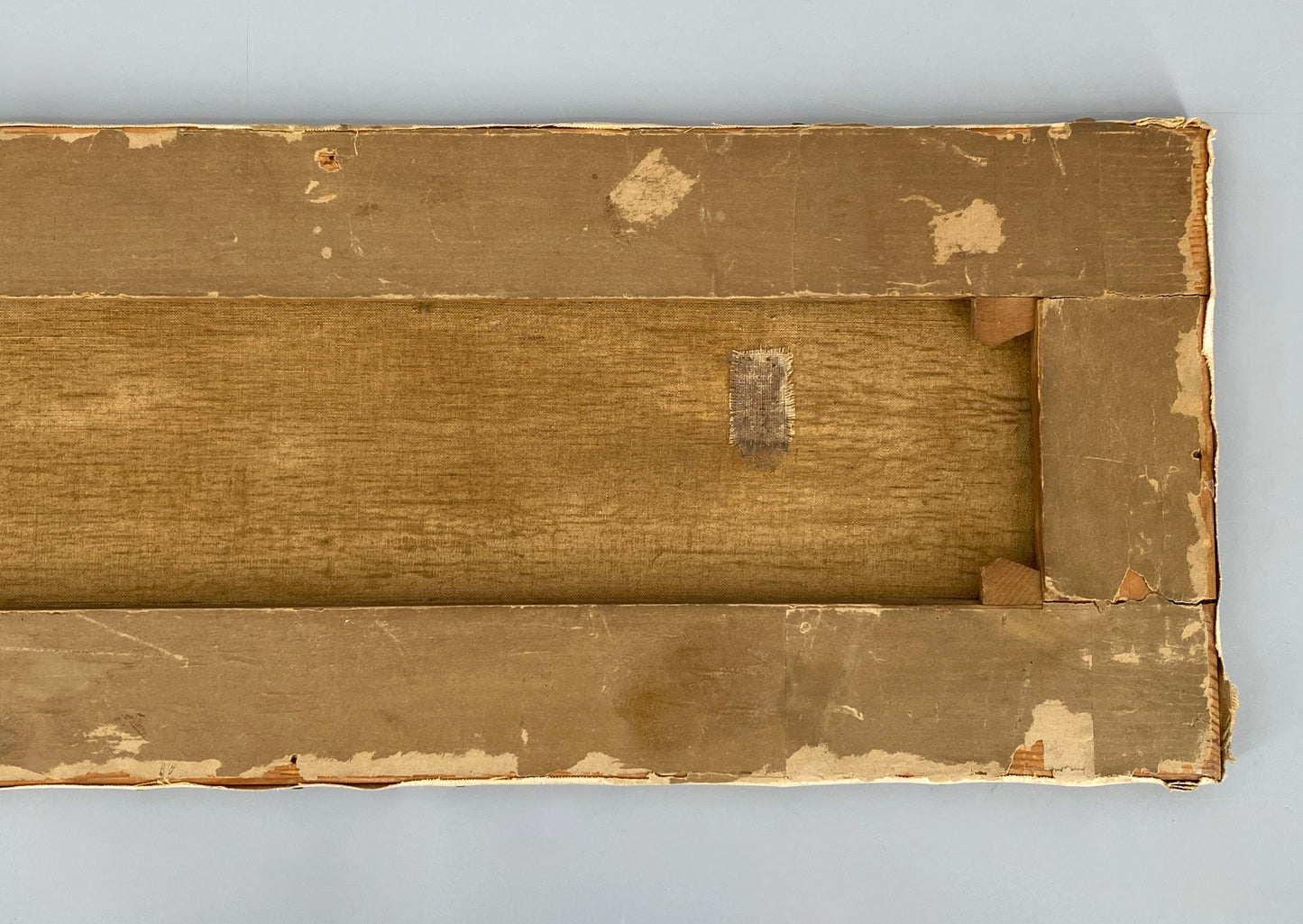 Antikes Öl-Genrebild auf Keilrahmen gezogen, Unikat