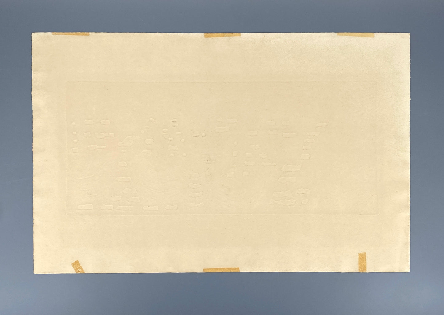 Aquatinta-Radierung "Schiffe" mit Prägedruck von Wolf Hoffmann (1898–1979), Edition der Griffelkunst-Vereinigung, Hamburg 1960
