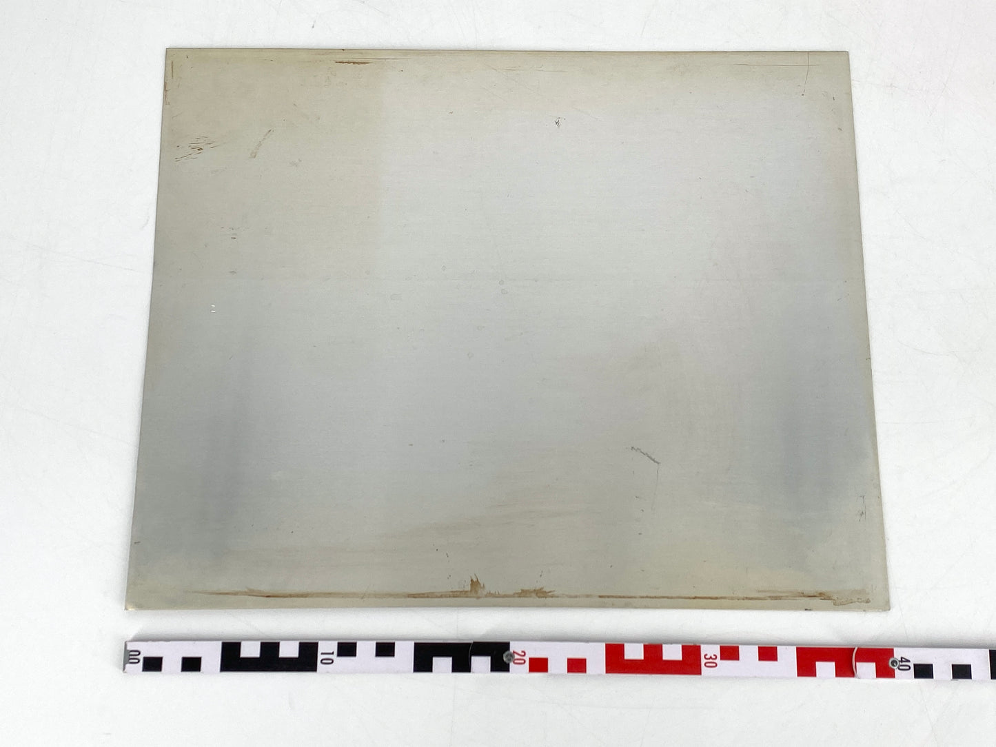 Zwei originale Metallschilder aus der DDR-Zeiten, gemalt