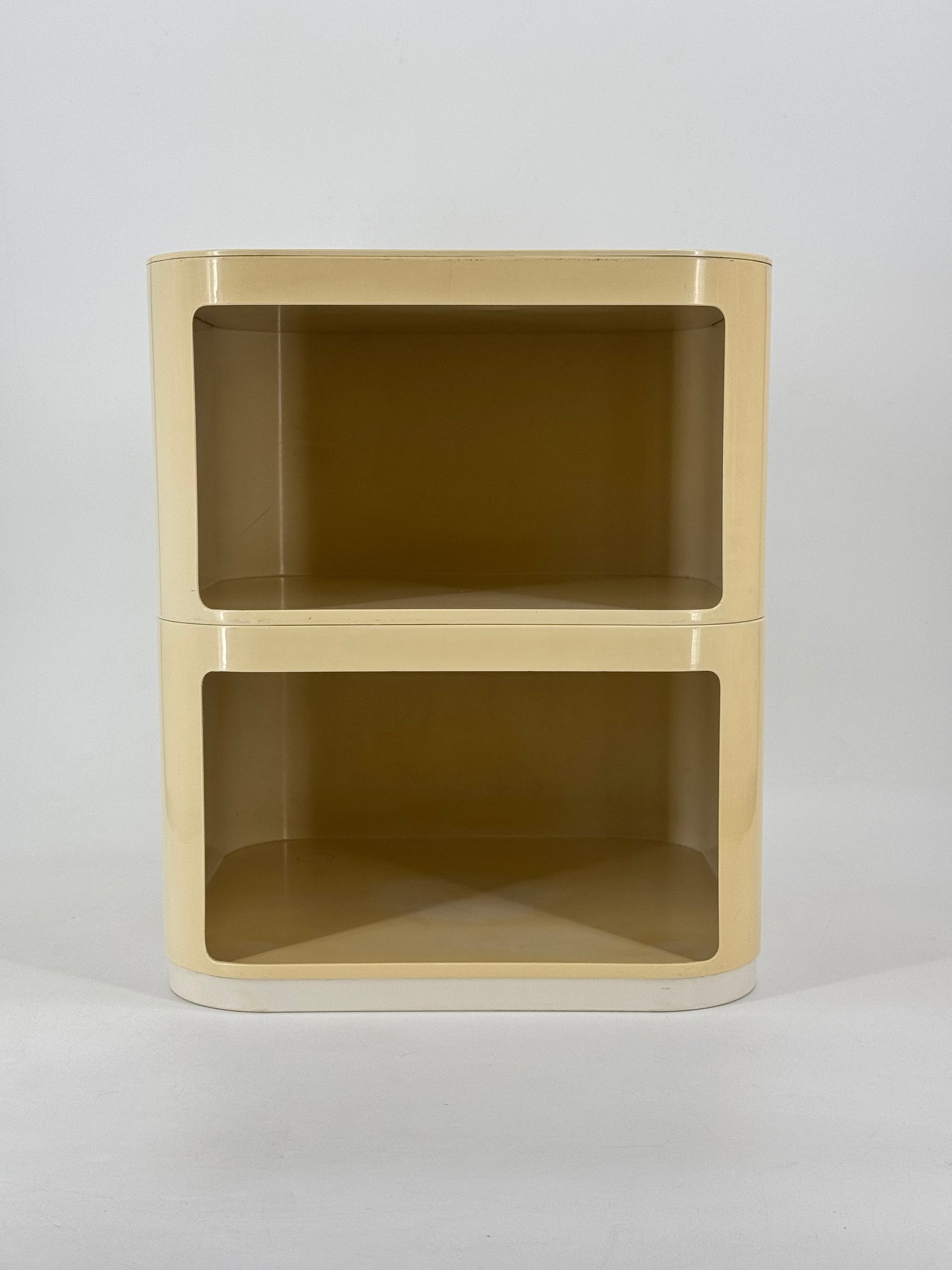Kartell, Anna Castelli, Container, weiß, 60er, Italien