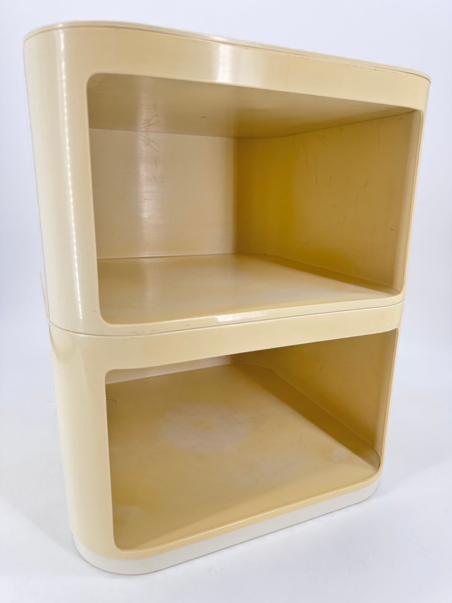 Kartell, Anna Castelli, Container, weiß, 60er, Italien