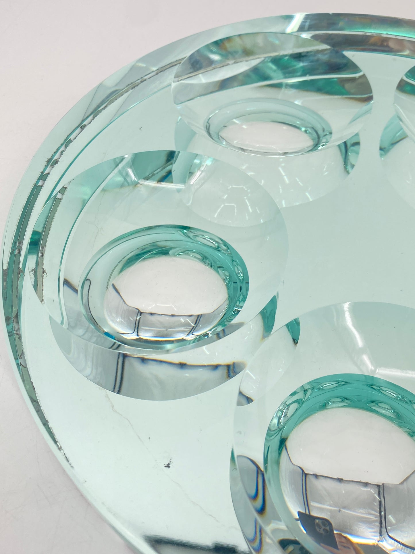 Schale aus Glas von Max Ingrand für Fontana Arte, 1960er
