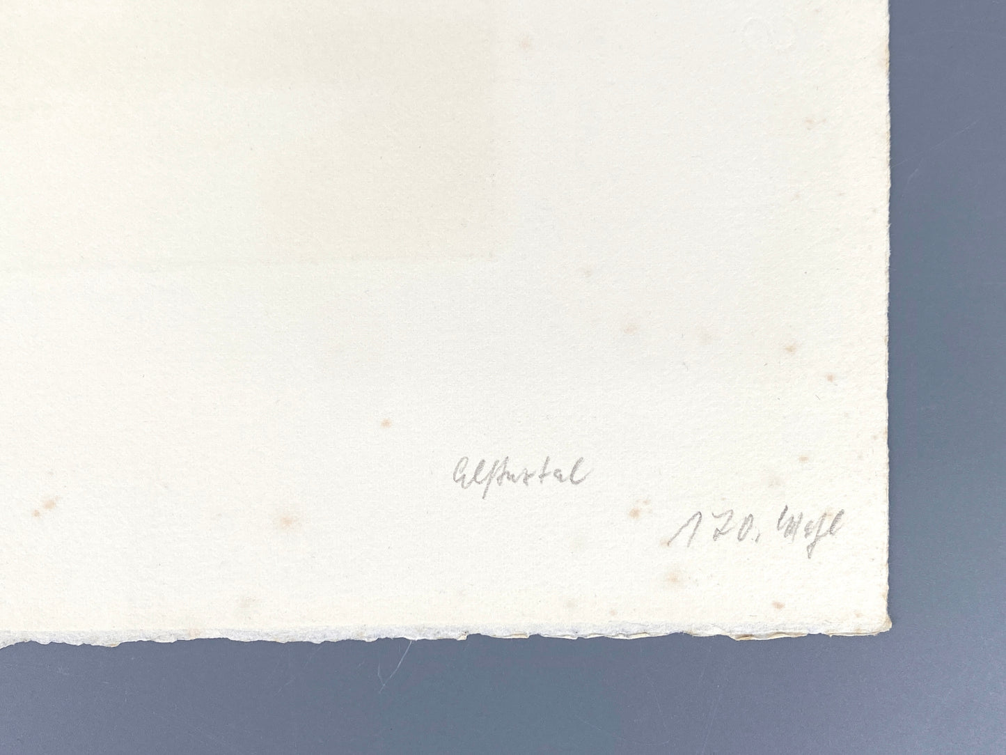Radierung "Dorf im Schnee" mit Plattenton von Ernst Eitner (1867–1955), Druckplatte aus dem Jahr 1908, Edition der Griffelkunst-Vereinigung, Hamburg 1968