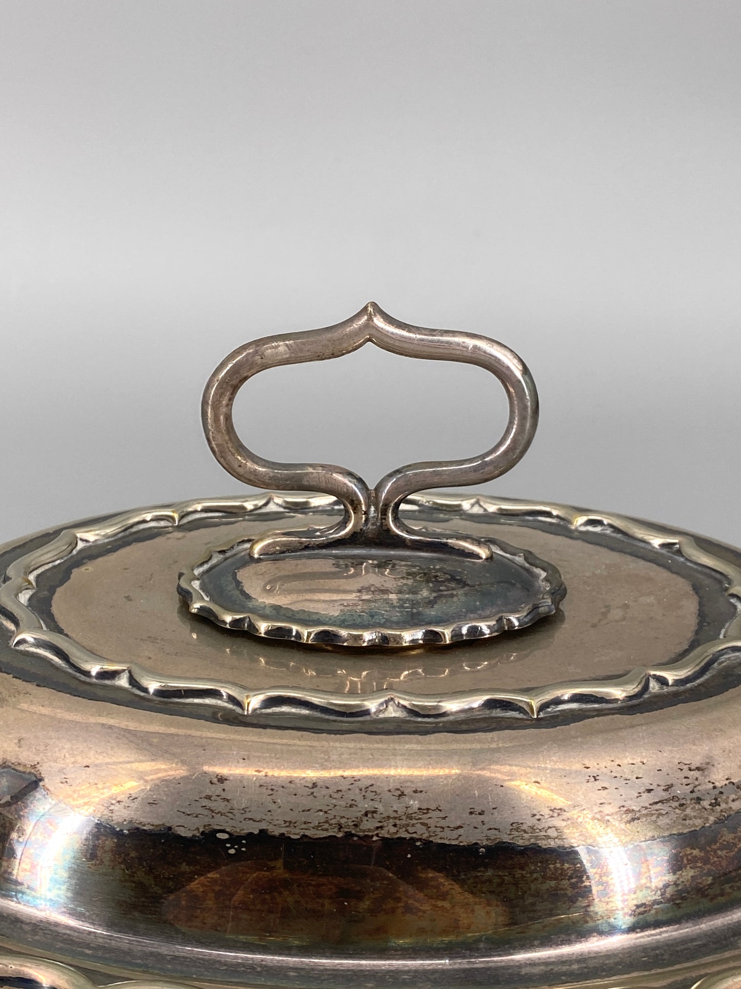 Speisewärmer / Servierplatte versilbert von Elkington & Co, England, 20. Jhd