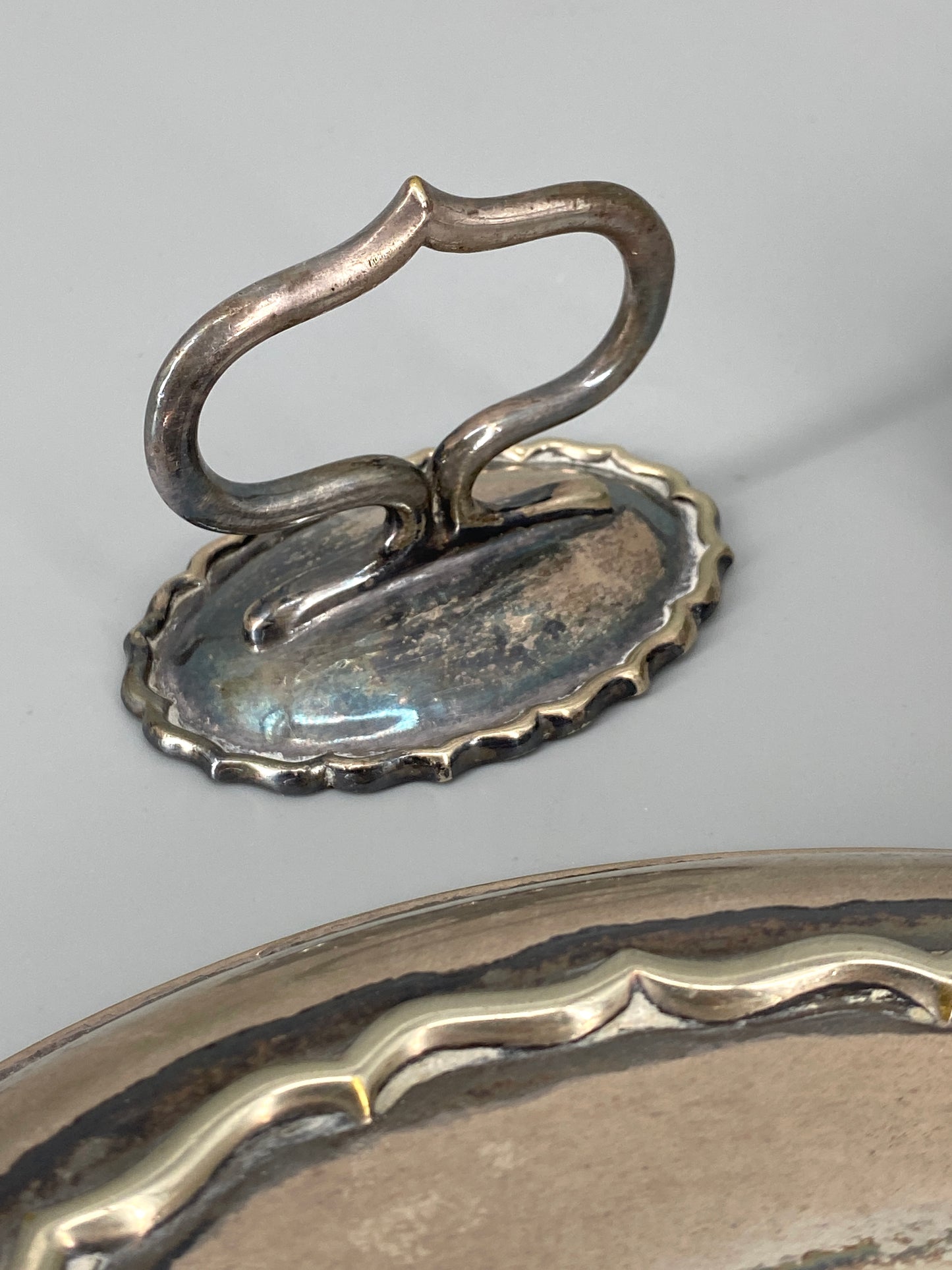 Speisewärmer / Servierplatte versilbert von Elkington & Co, England, 20. Jhd