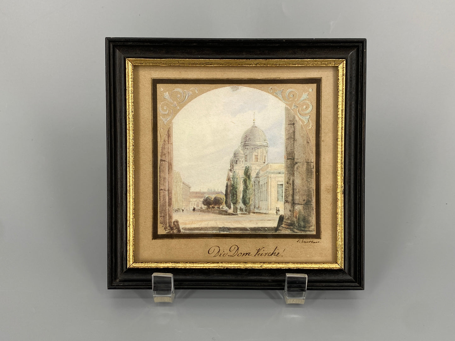 18 Stk. Farboffset-Bilder nach den Gemälden von Eduard Gaertner, Ansichten von Berlin aus der Biedermeierzeit