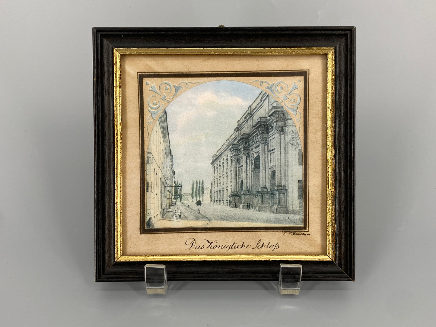 18 Stk. Farboffset-Bilder nach den Gemälden von Eduard Gaertner, Ansichten von Berlin aus der Biedermeierzeit