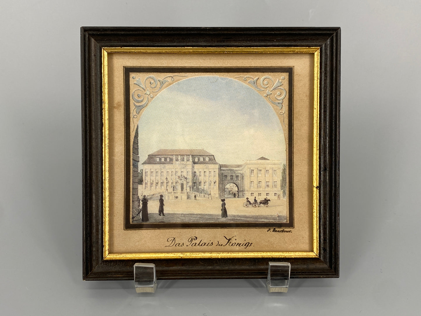 18 Stk. Farboffset-Bilder nach den Gemälden von Eduard Gaertner, Ansichten von Berlin aus der Biedermeierzeit