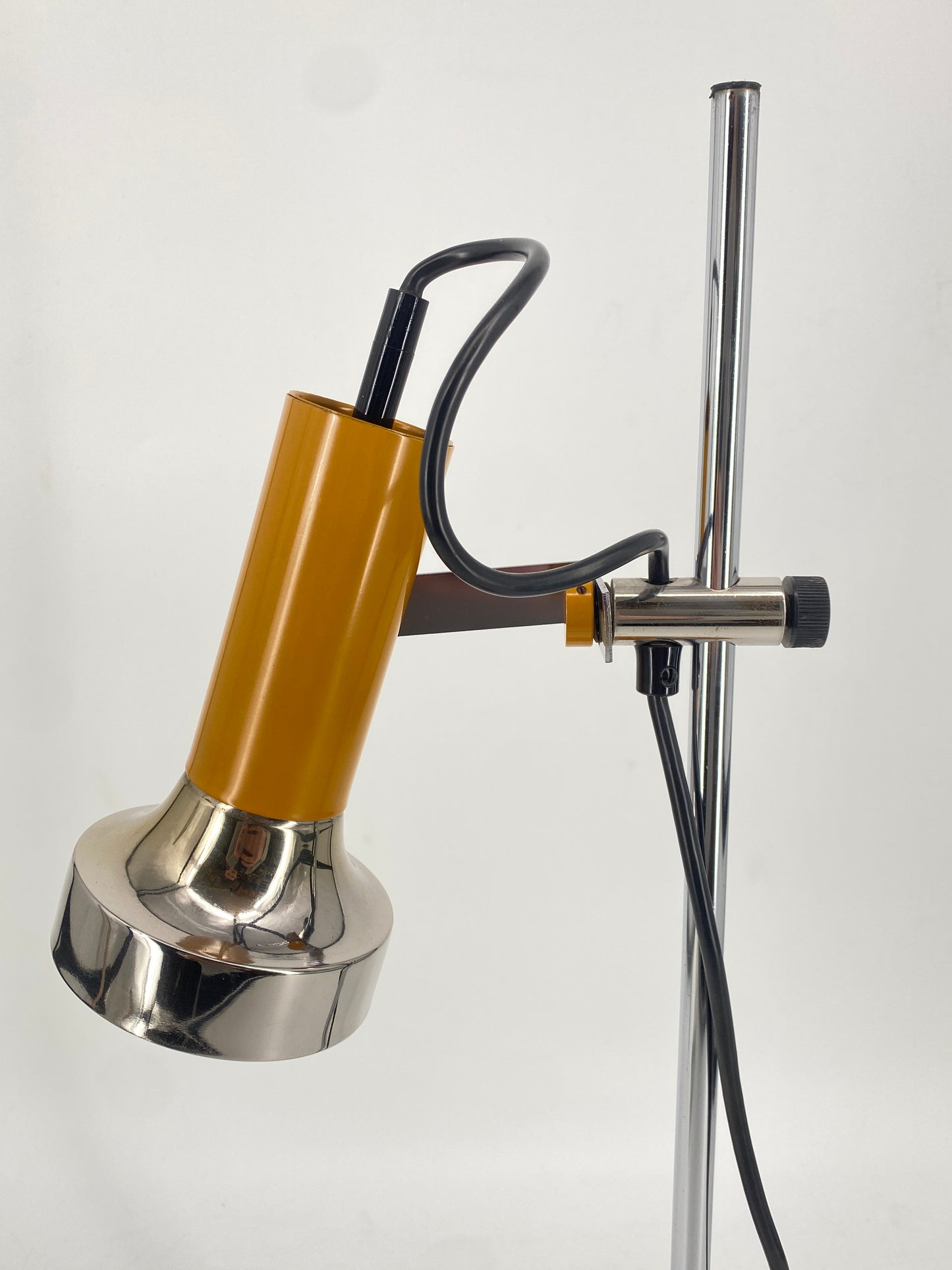 Tischlampe aus Metall im Space Age Stil von Simon & Schelle, 1970er Deutschland