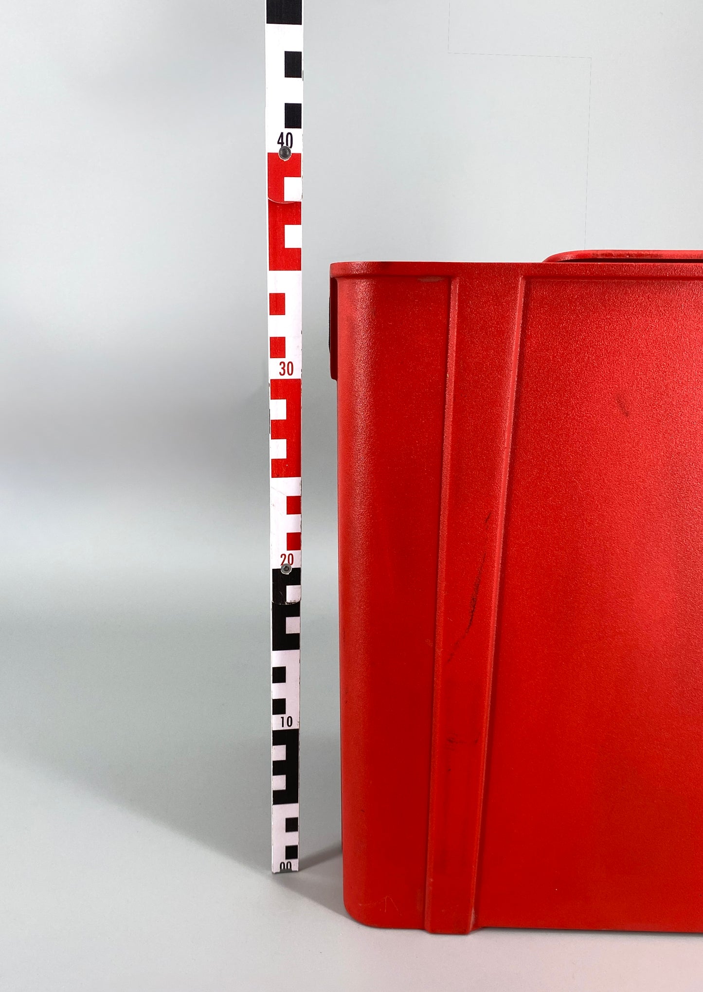 rote Schreibmaschine "Valentine" E. Sottsass und P. King für Olivetti, Italien, 70er