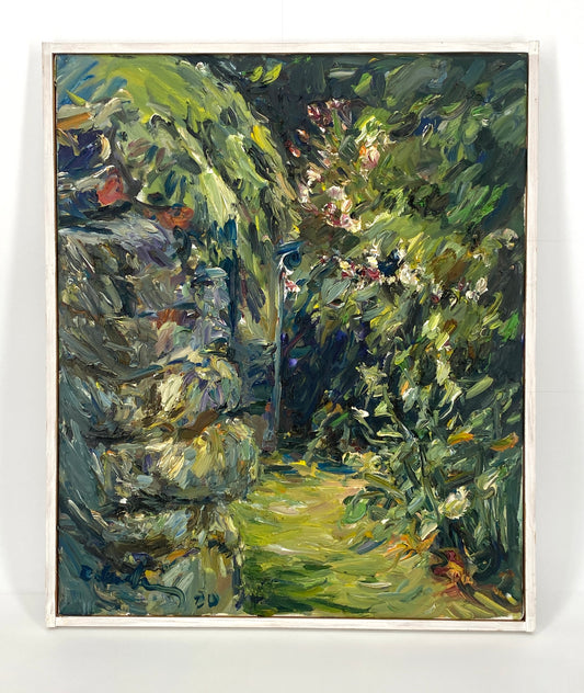 Ölgemälde "Le Fort" von Roland Ladwig auf Leinwand, 1990