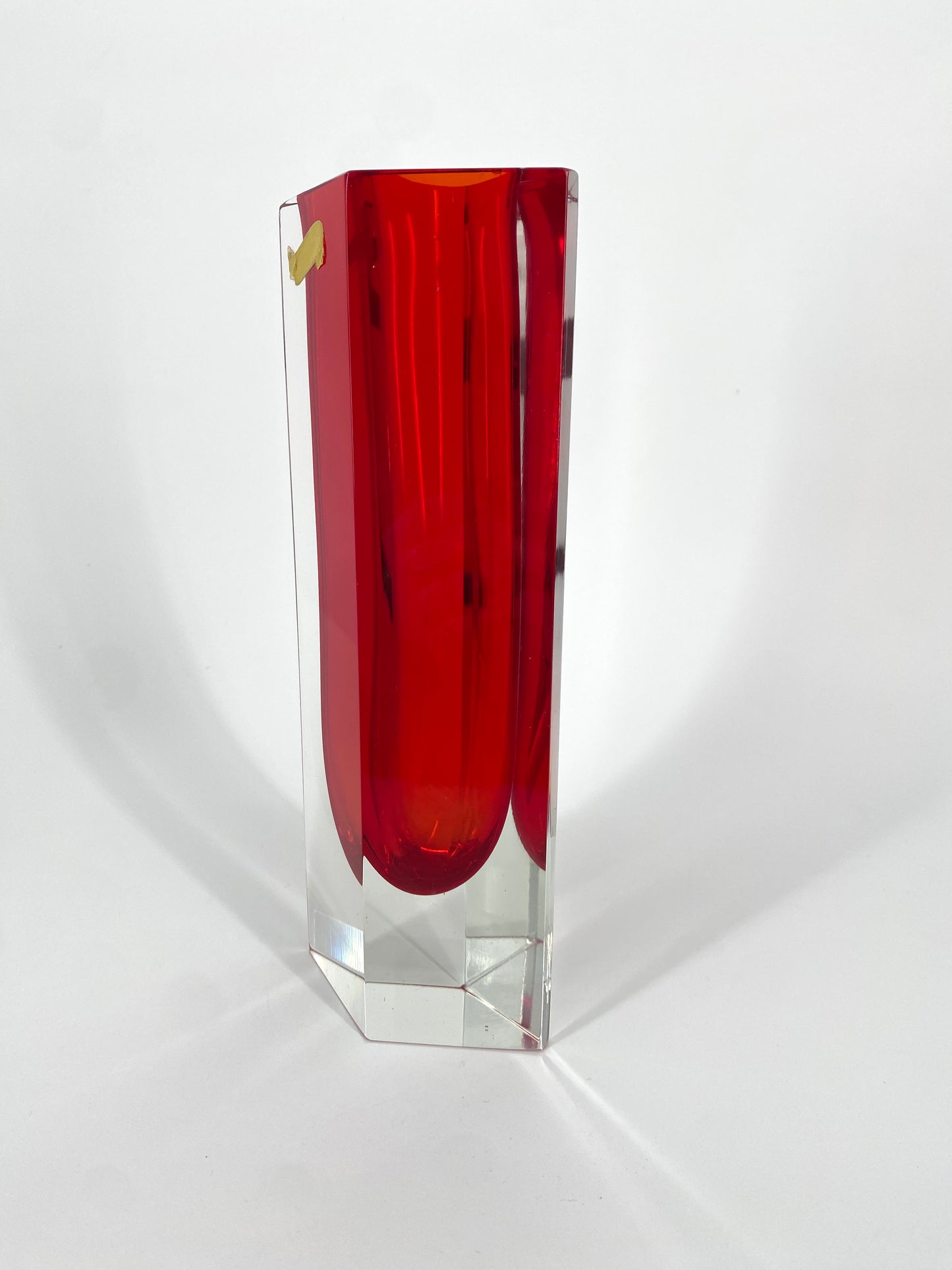 Murano Glas Vase von Flavio Poli, Italien, 1970er