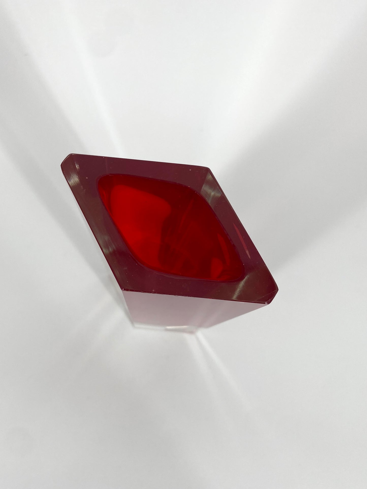 Murano Glas Vase von Flavio Poli, Italien, 1970er