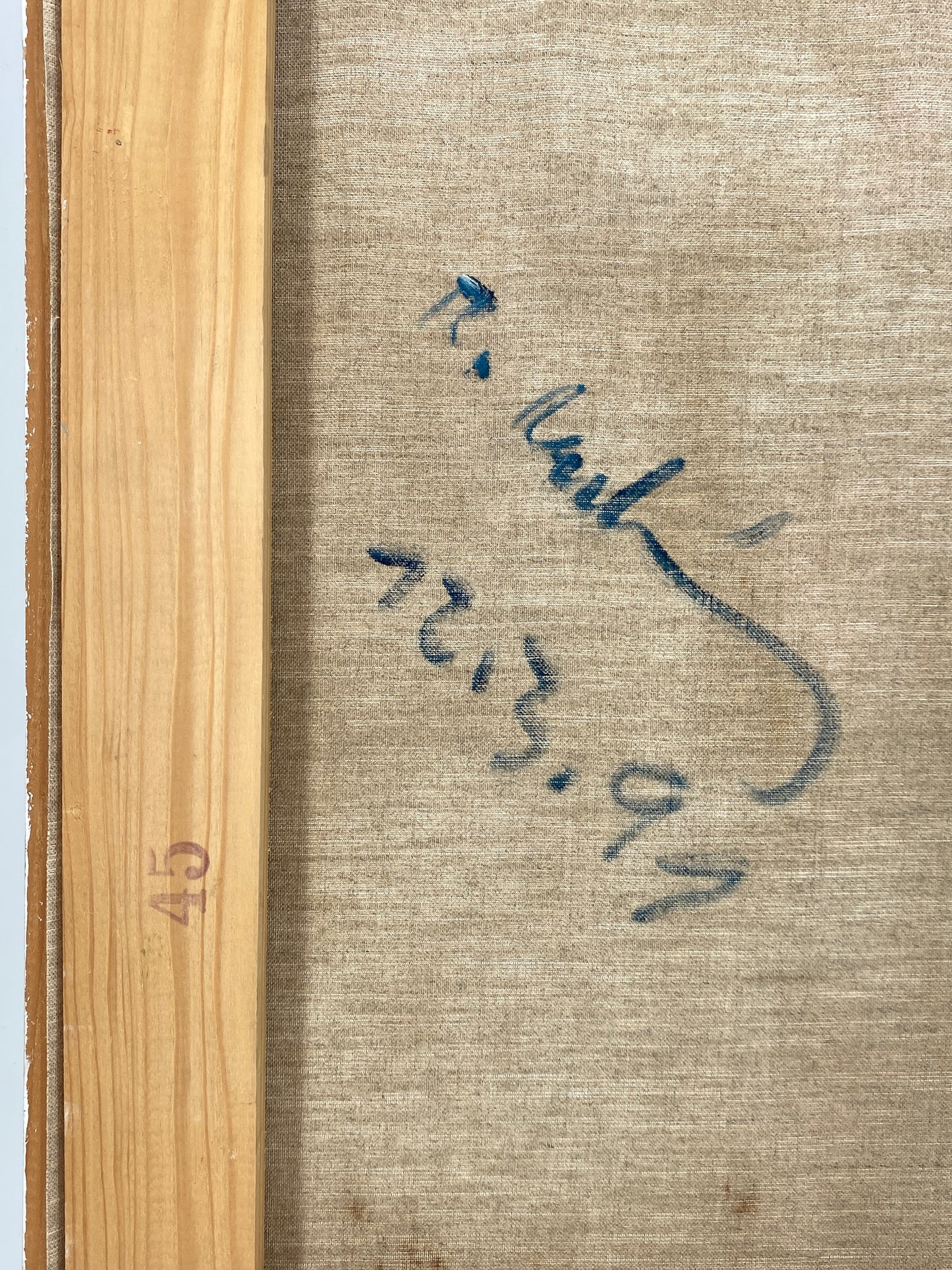 Ölgemälde "Weißer Teller, Äpfel" von Roland Ladwig auf Leinwand