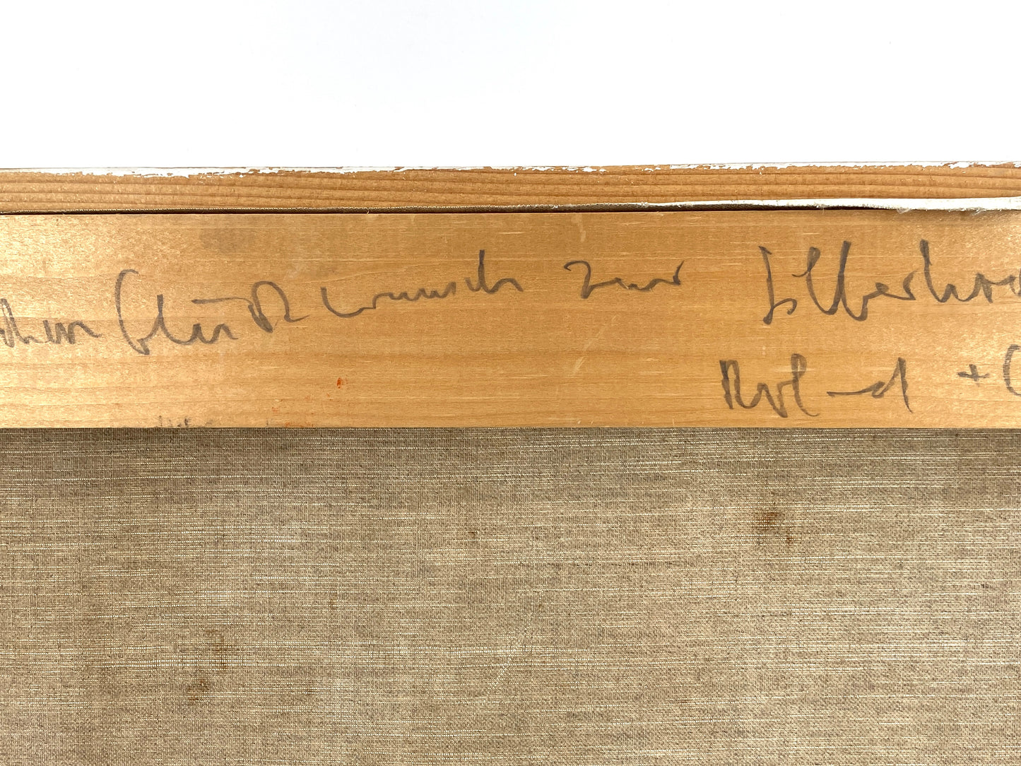 Ölgemälde "Weißer Teller, Äpfel" von Roland Ladwig auf Leinwand