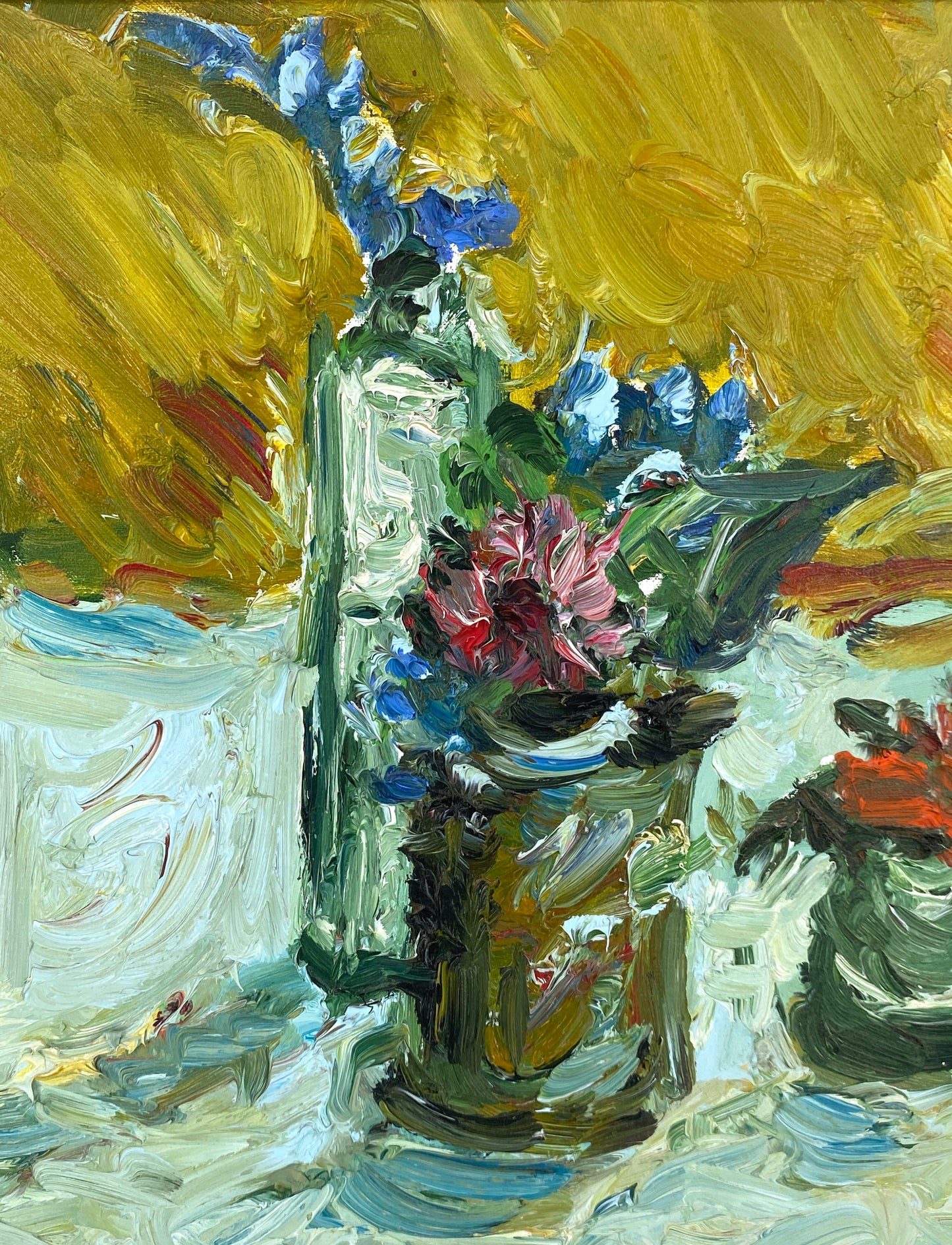 Ölgemälde "Stillleben" von Roland Ladwig auf Leinwand, 2000