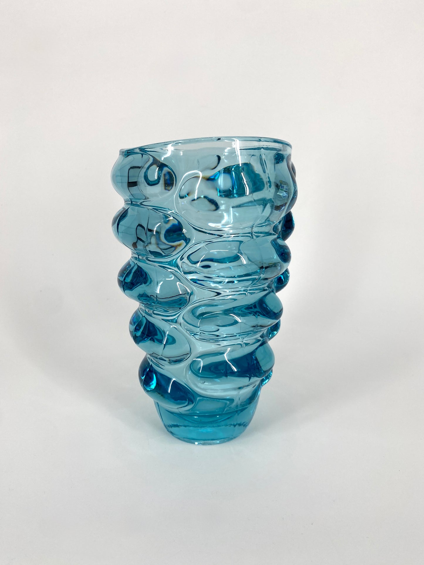 Glasvase von Vladislav Urban für Heřmanova huť, Tschechische Republik, 1962
