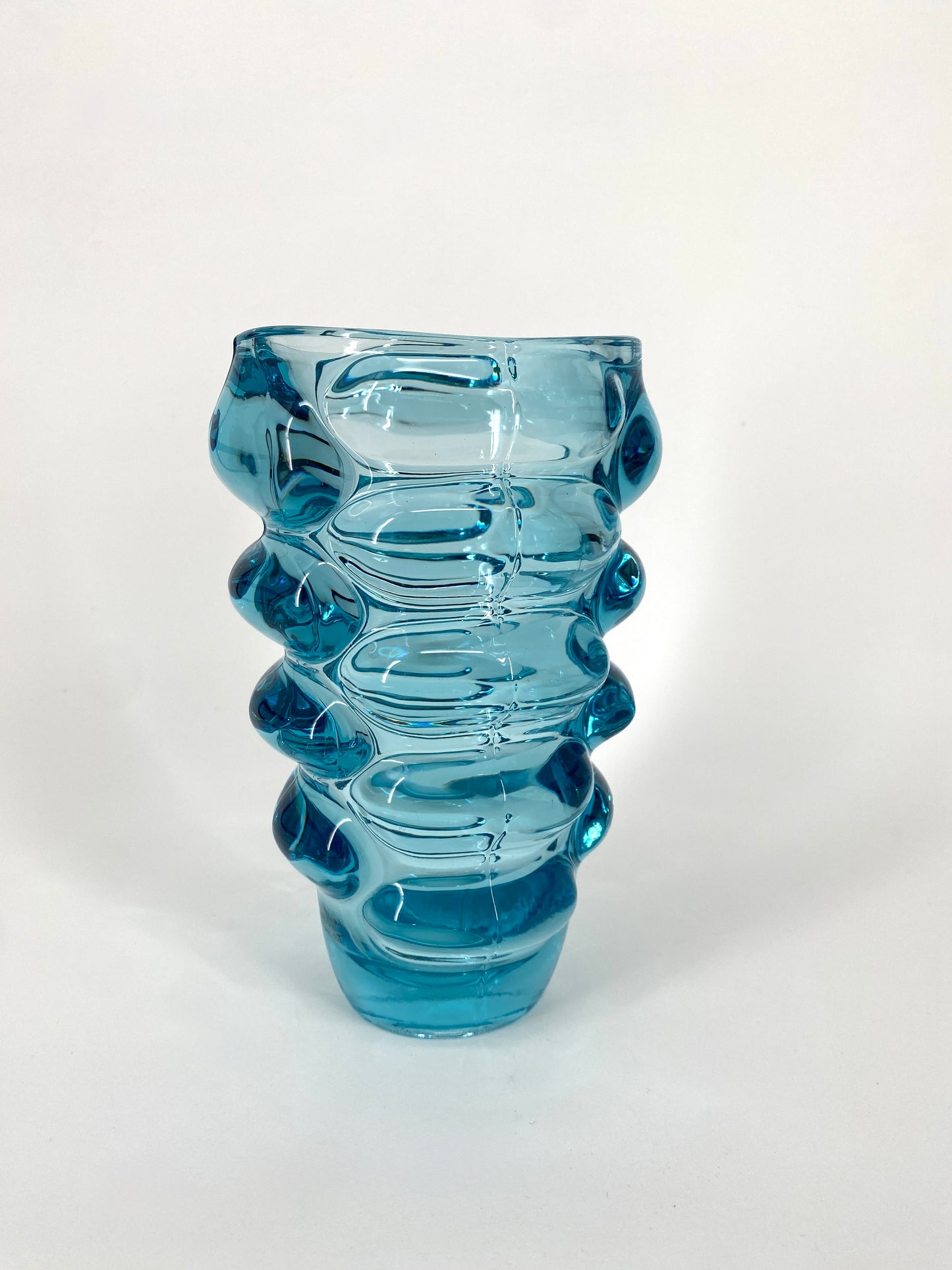 Glasvase von Vladislav Urban für Heřmanova huť, Tschechische Republik, 1962