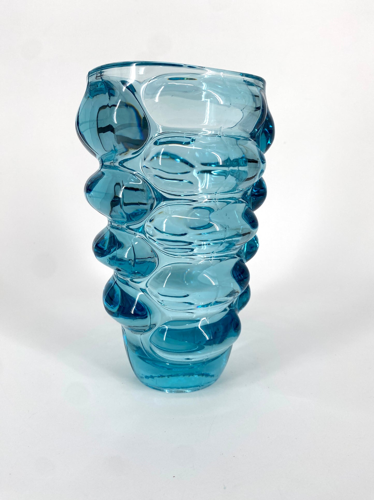 Glasvase von Vladislav Urban für Heřmanova huť, Tschechische Republik, 1962