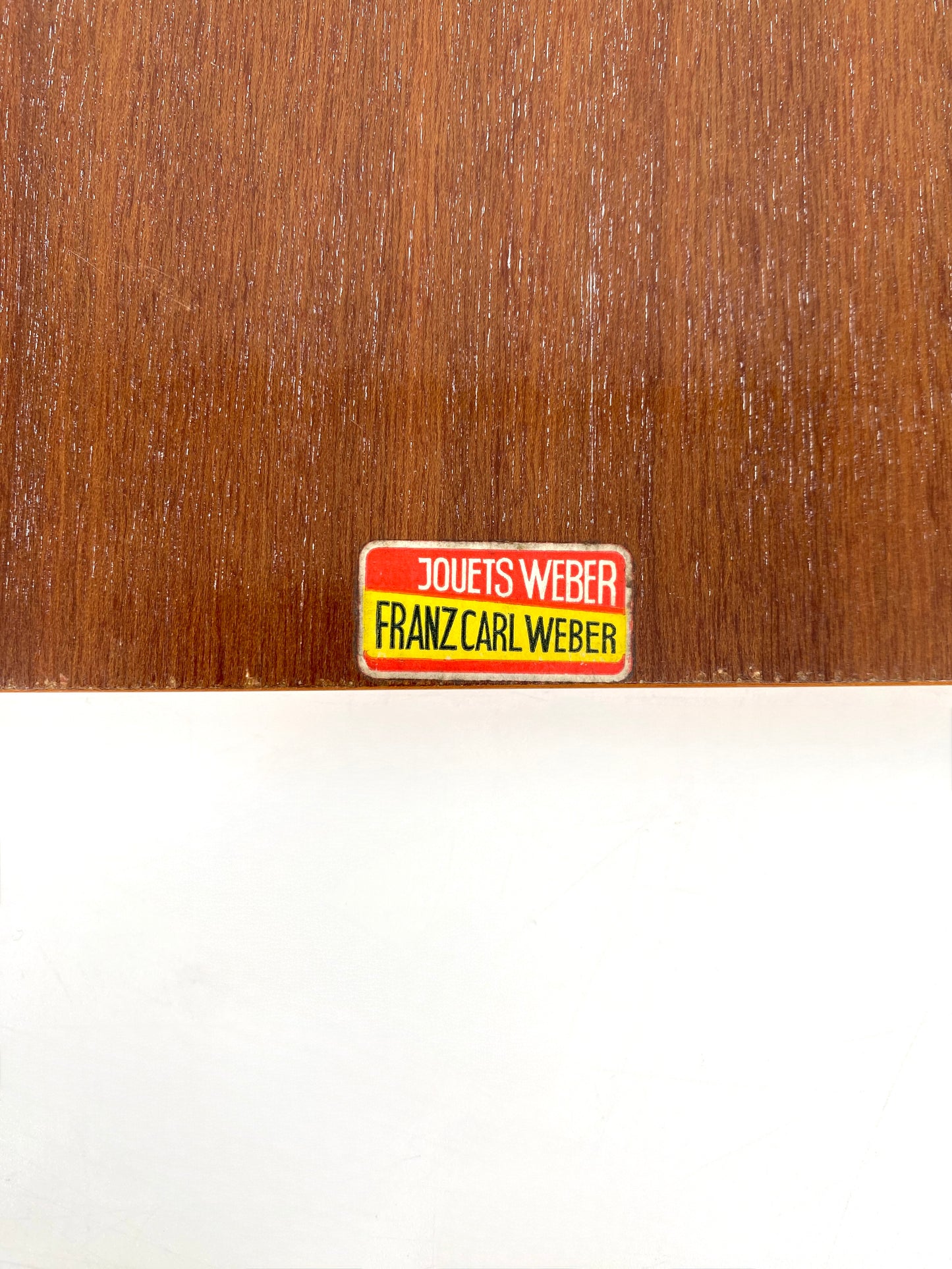 Schachbrett von Franz Carl Weber mit Intarsie, Schweiz