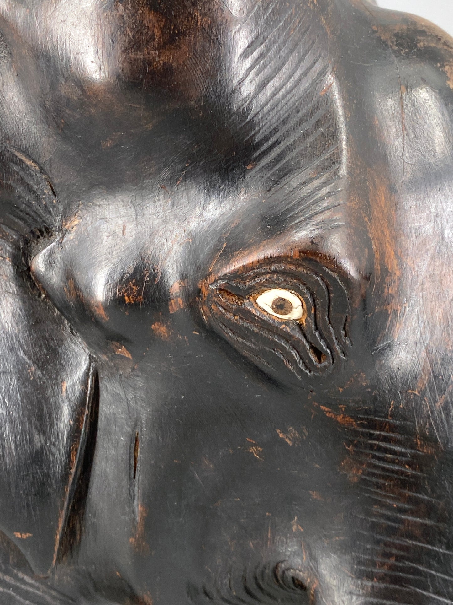 Elefanten Skulptur aus Holz geschnitzt, 20 Jhd.