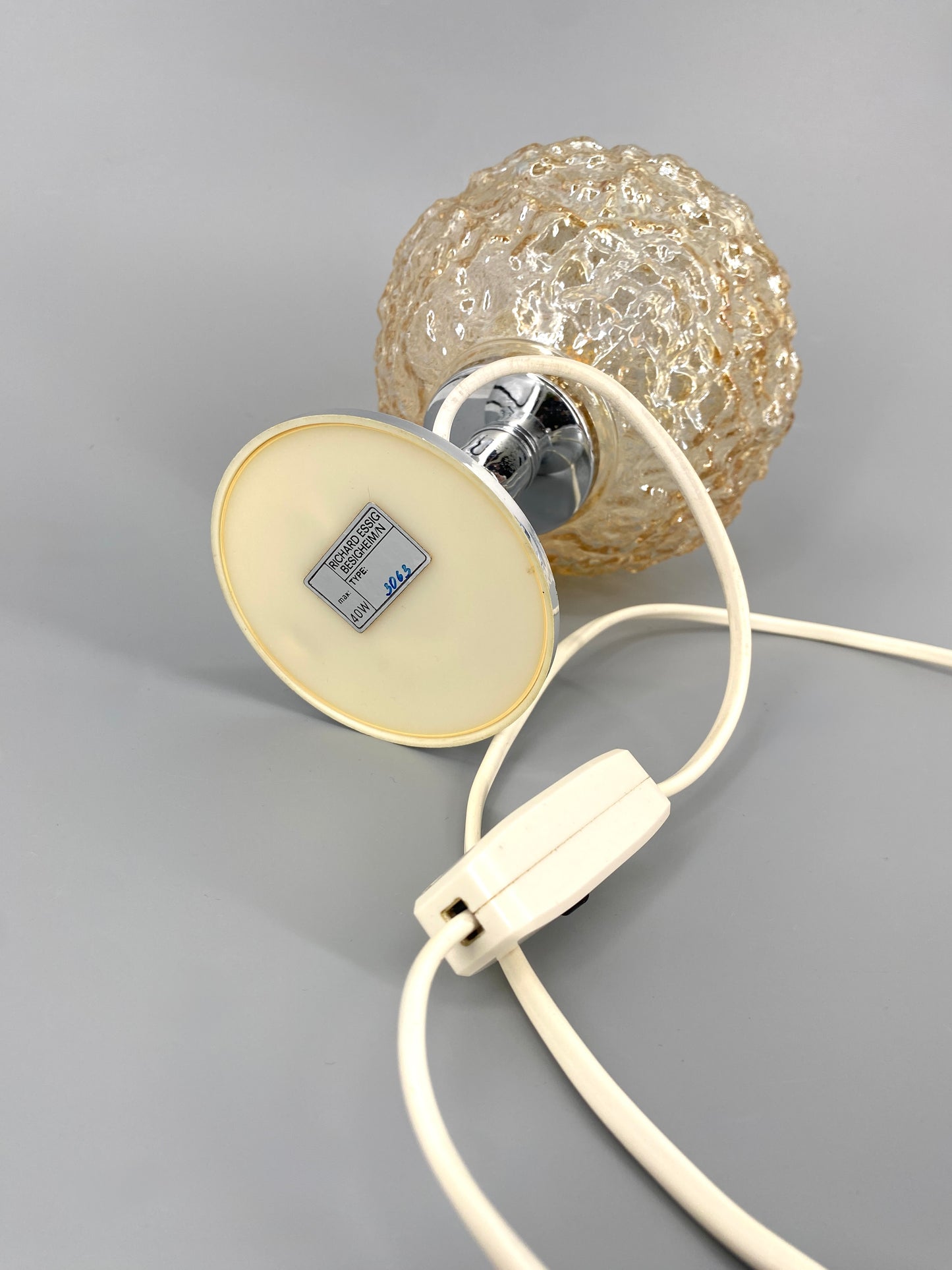 Tischlampe von Richard Essig Besigheim, Deutschland, 1960er